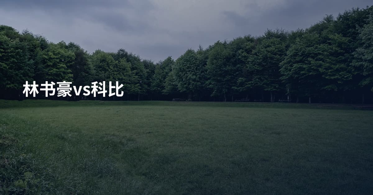 林书豪vs科比