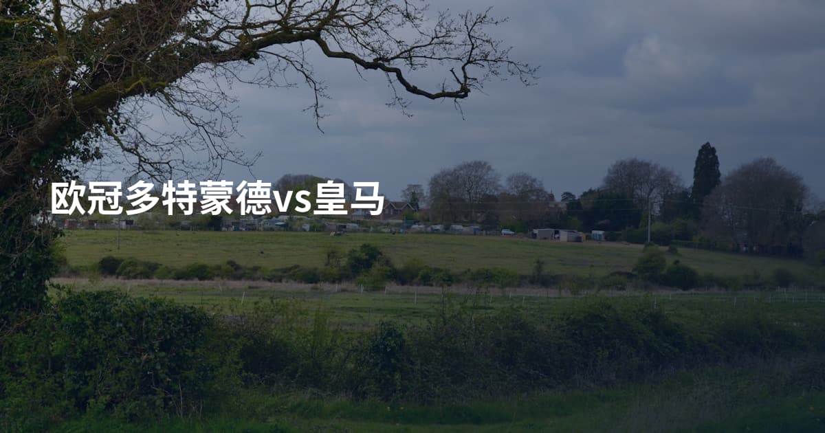 欧冠多特蒙德vs皇马