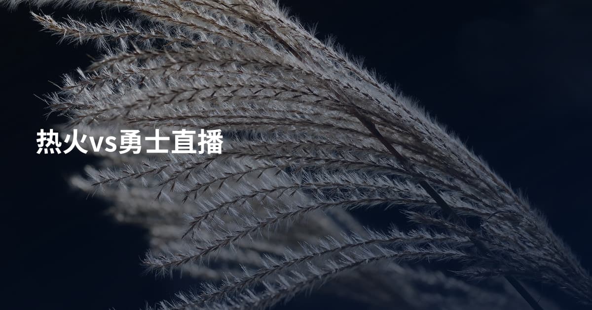 热火vs勇士直播