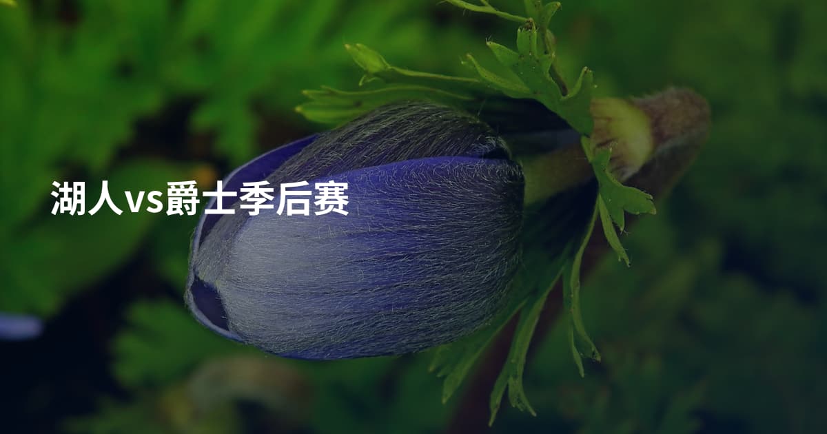 湖人vs爵士季后赛