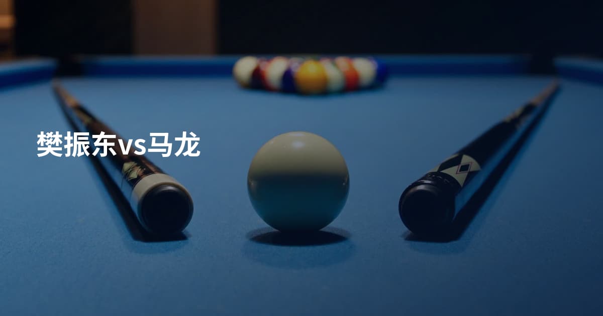 樊振东vs马龙