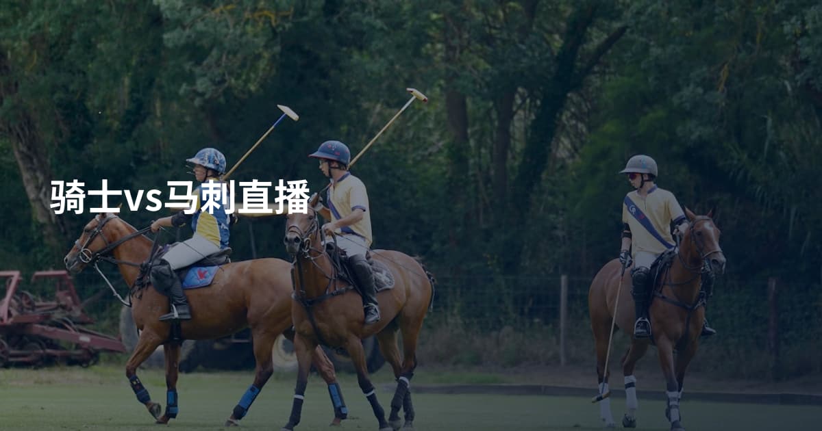 骑士vs马刺直播