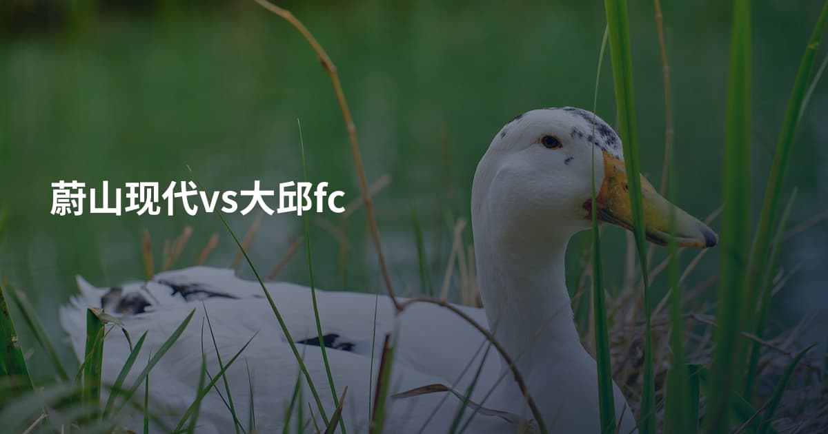 蔚山现代vs大邱fc
