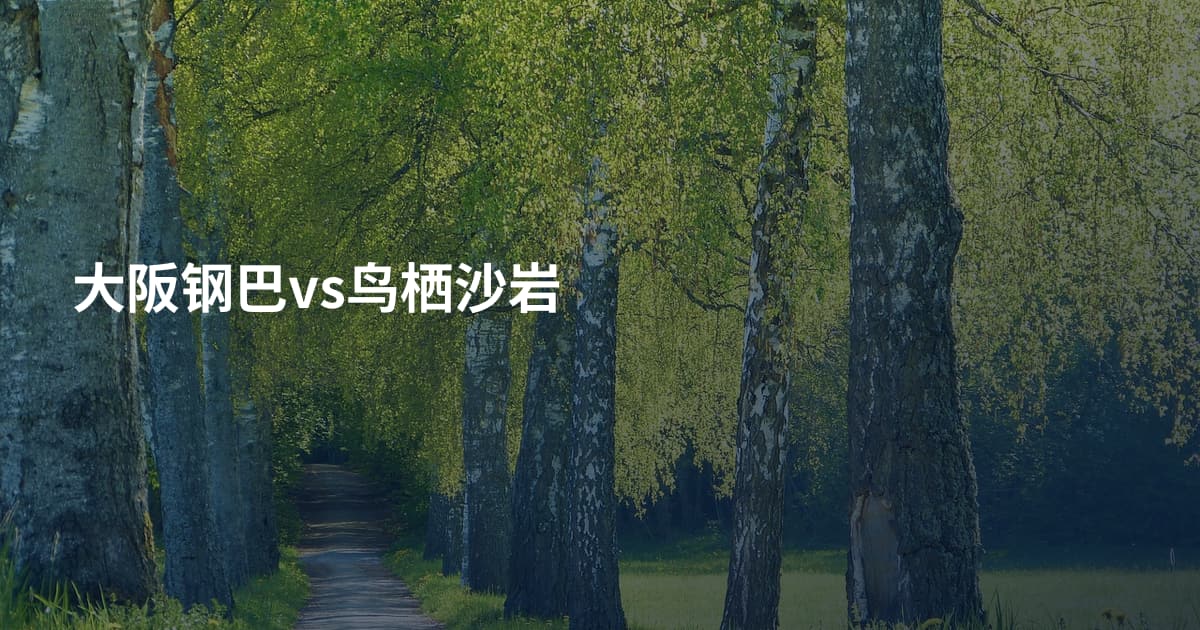 大阪钢巴vs鸟栖沙岩