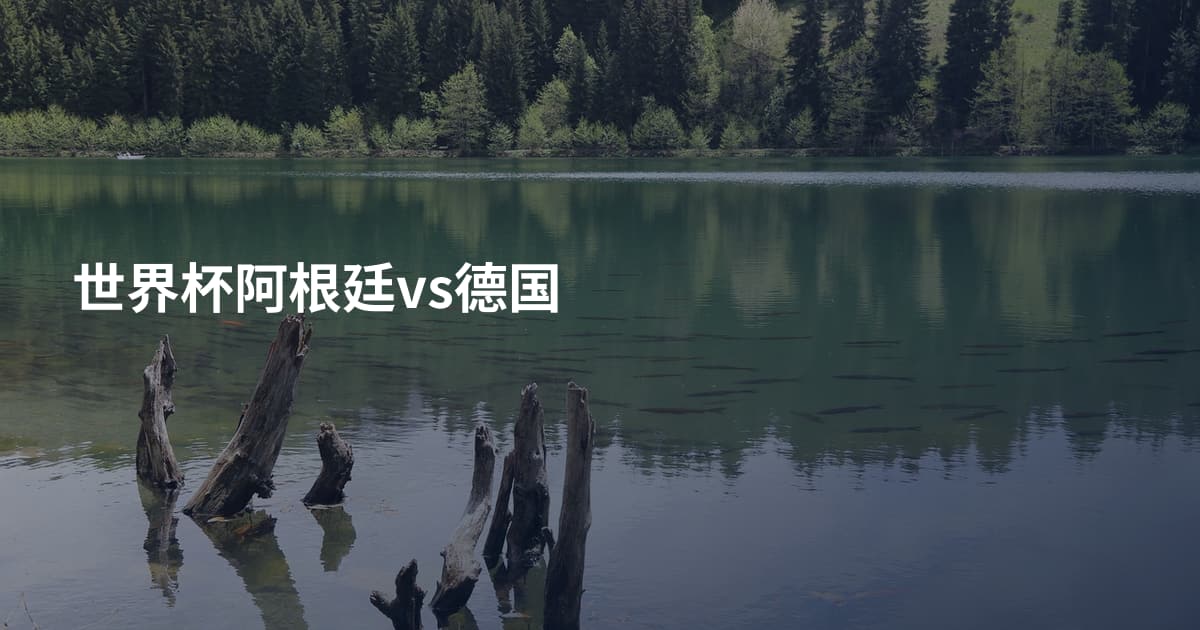 世界杯阿根廷vs德国