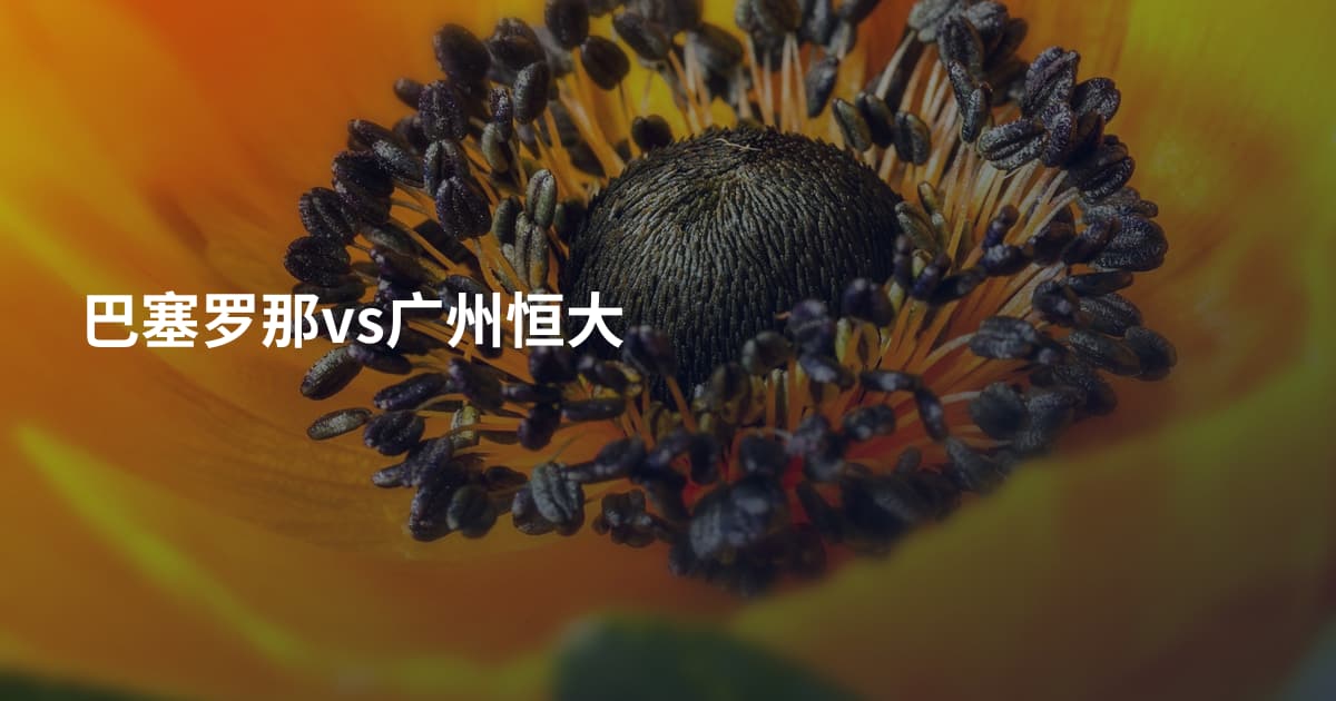 巴塞罗那vs广州恒大