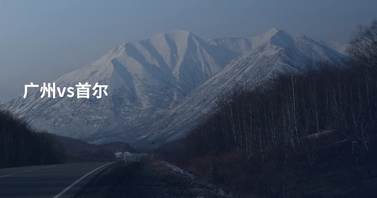 广州vs首尔