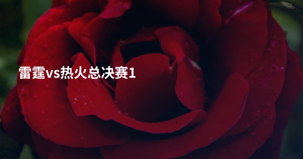 雷霆vs热火总决赛1