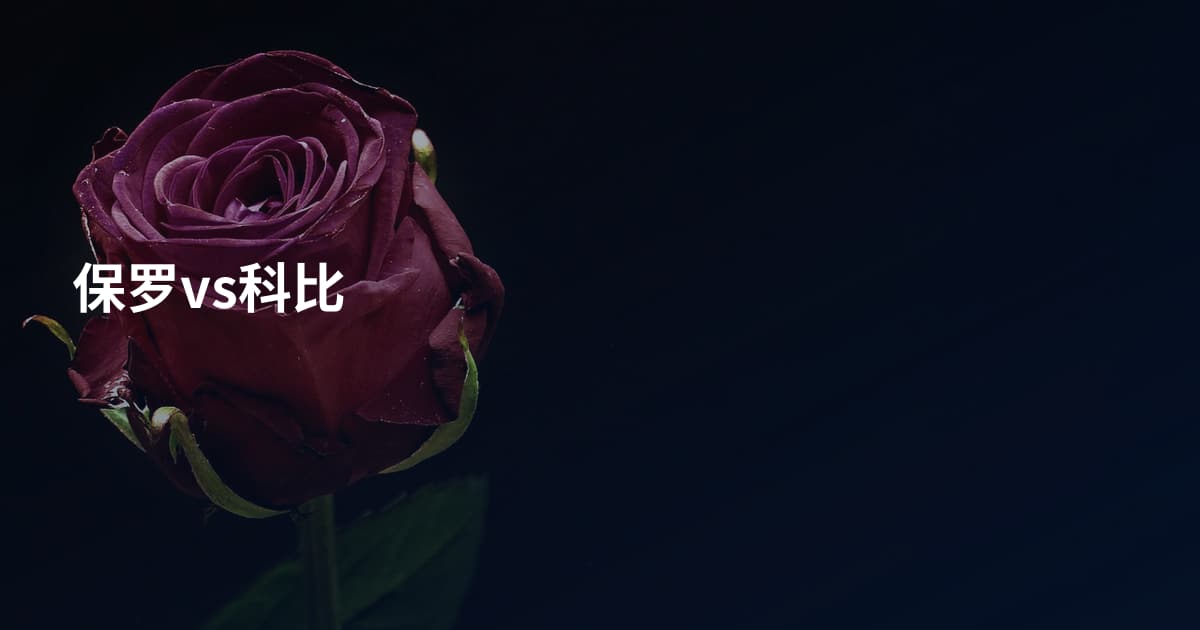 保罗vs科比
