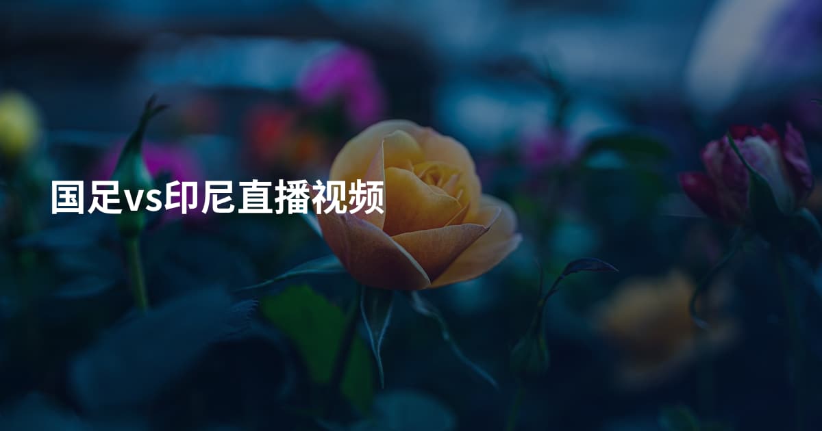 国足vs印尼直播视频