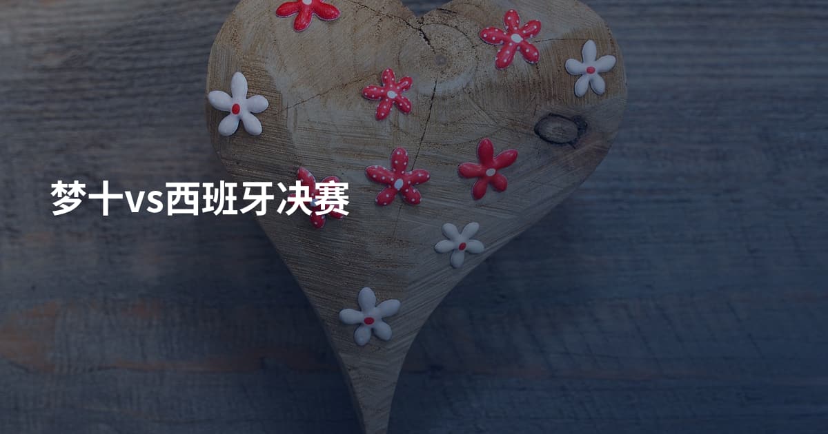 梦十vs西班牙决赛
