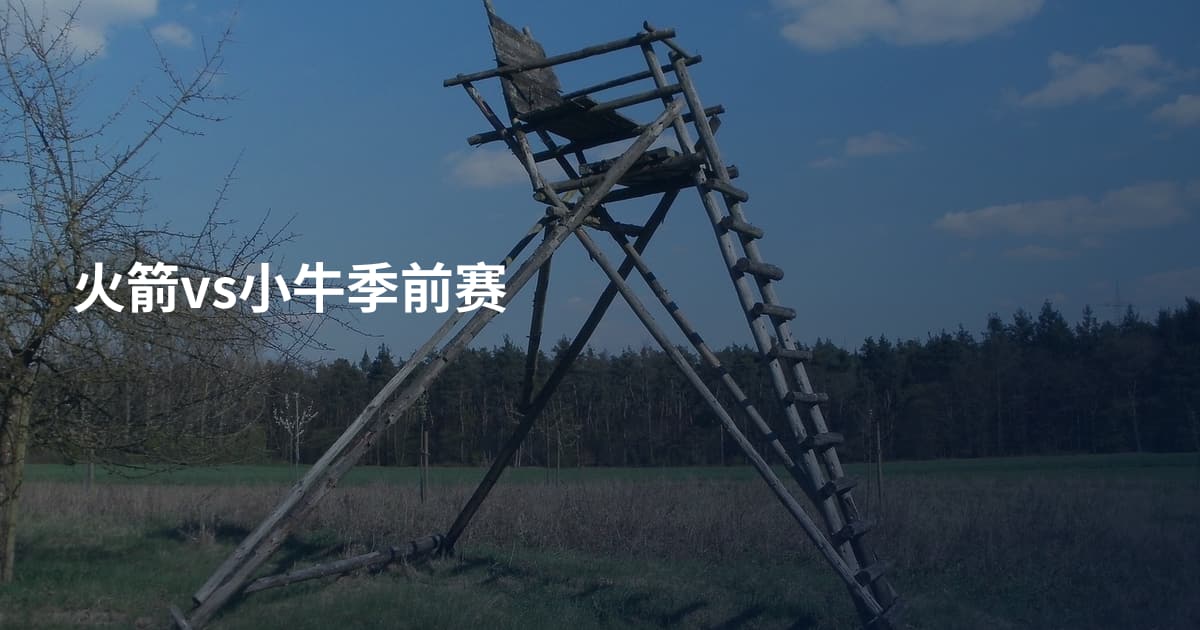 火箭vs小牛季前赛