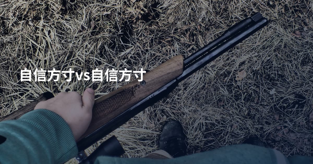 自信方寸vs自信方寸
