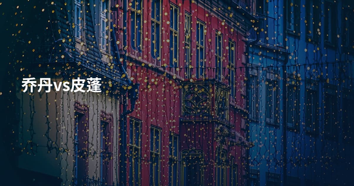 乔丹vs皮蓬