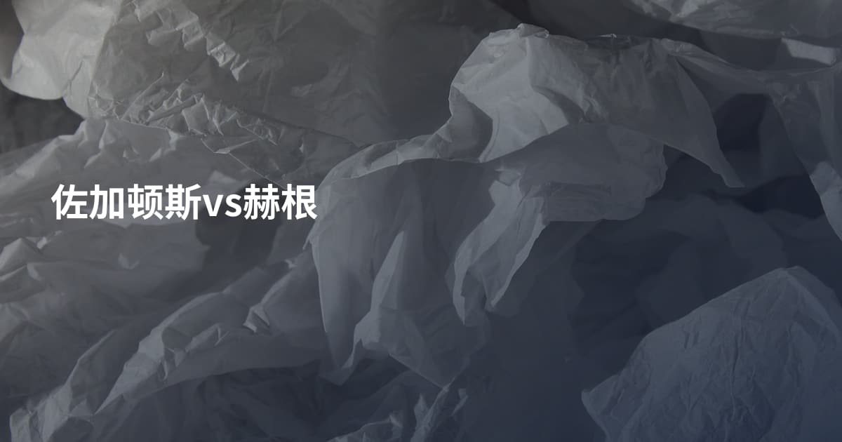 佐加顿斯vs赫根