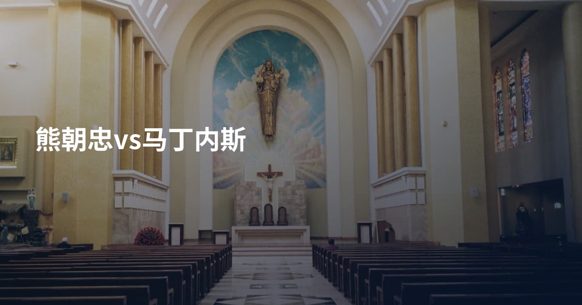 熊朝忠vs马丁内斯