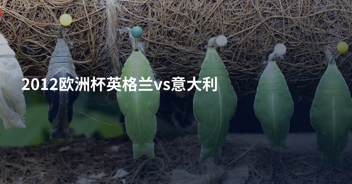 2012欧洲杯英格兰vs意大利