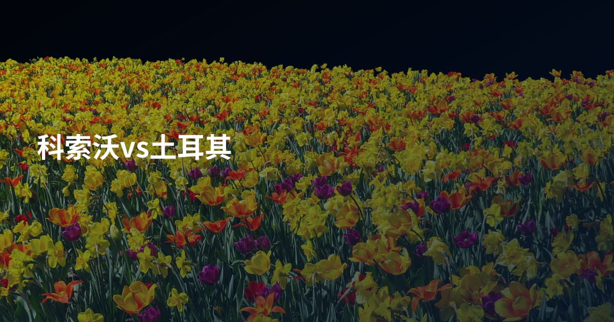 科索沃vs土耳其