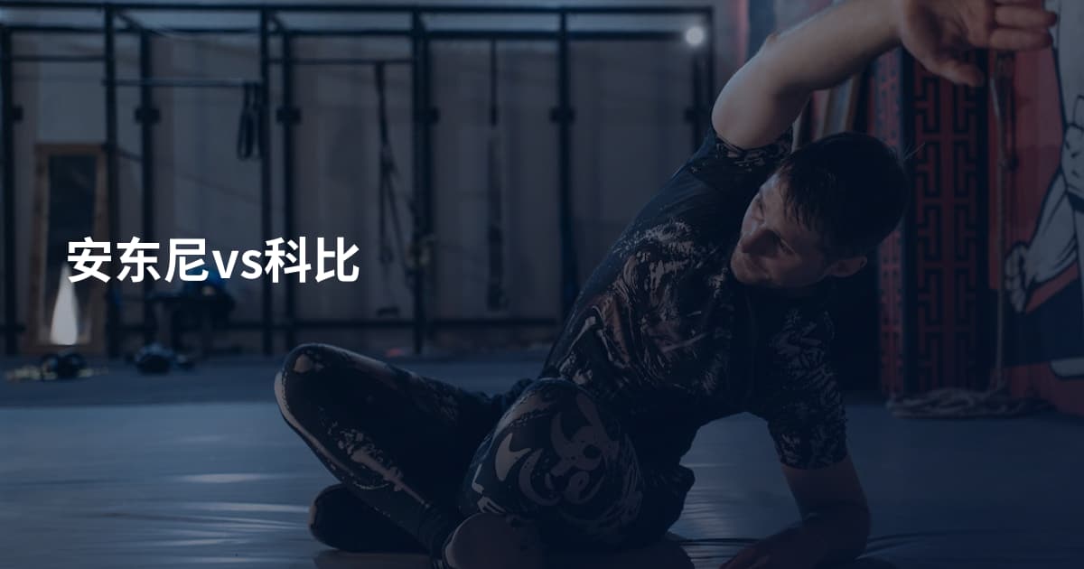 安东尼vs科比
