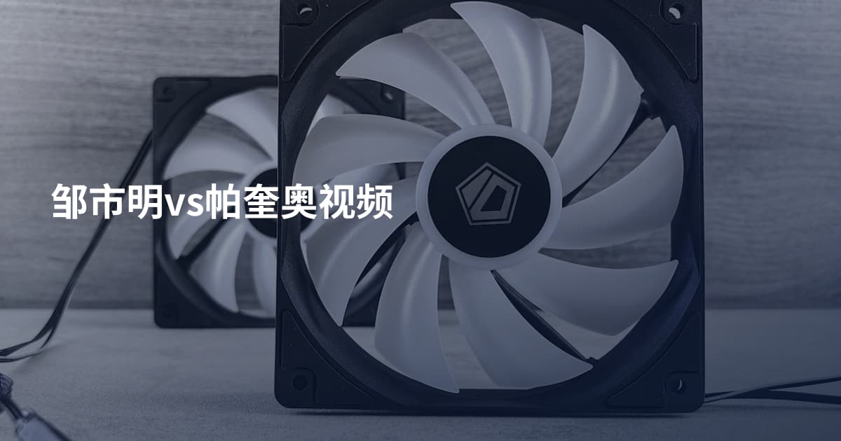 邹市明vs帕奎奥视频