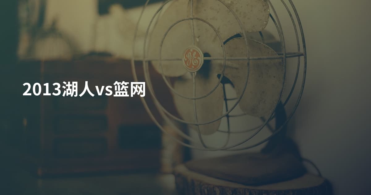 2013湖人vs篮网