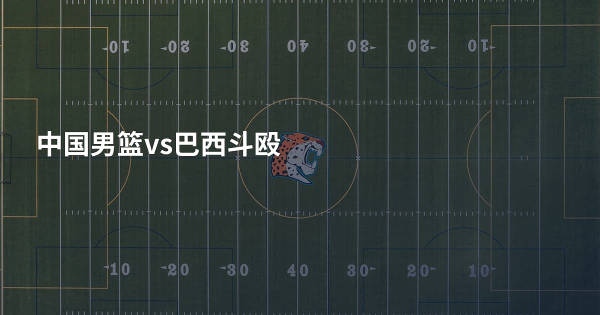 中国男篮vs巴西斗殴