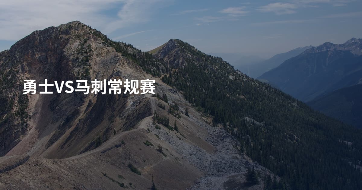 勇士VS马刺常规赛