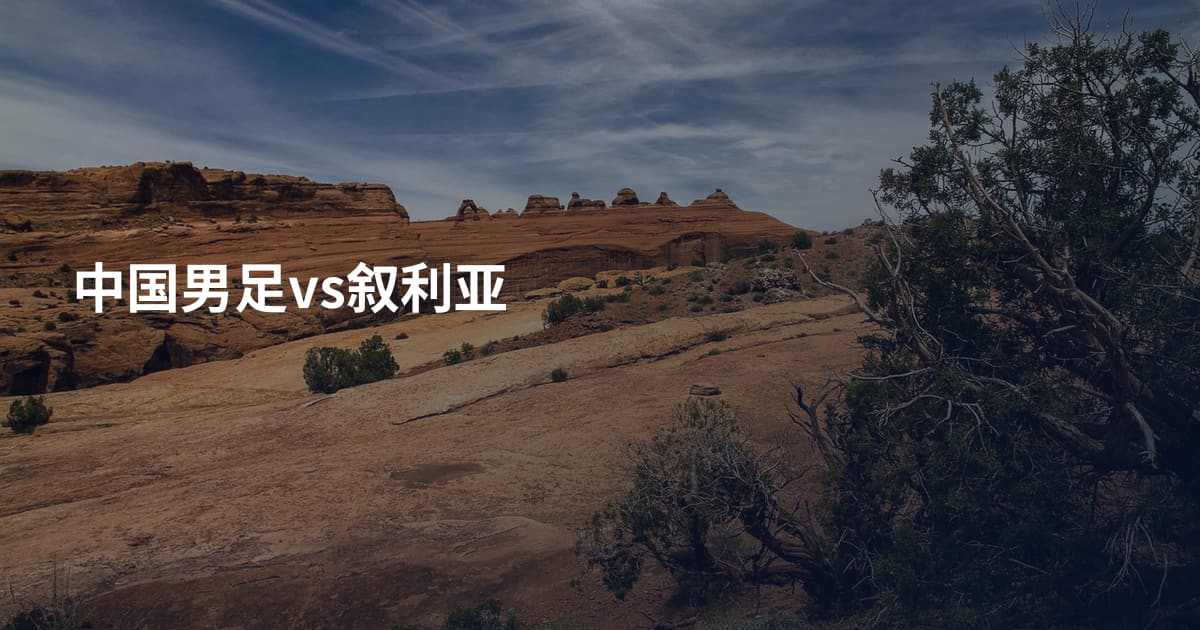 中国男足vs叙利亚