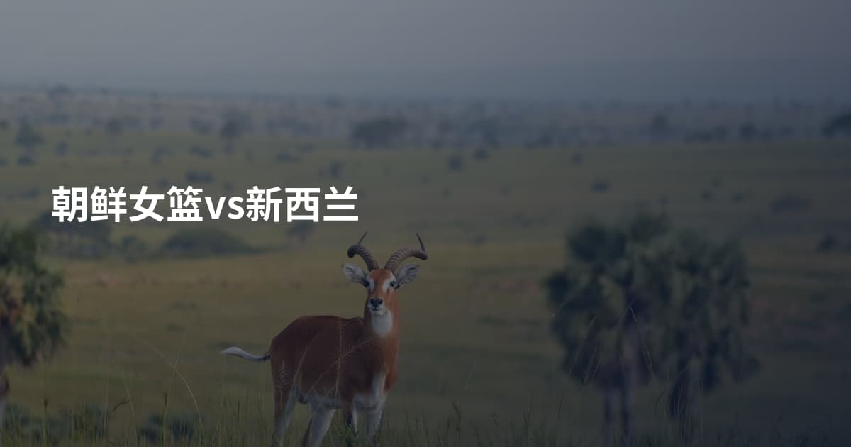 朝鲜女篮vs新西兰