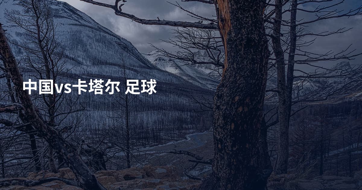 中国vs卡塔尔 足球