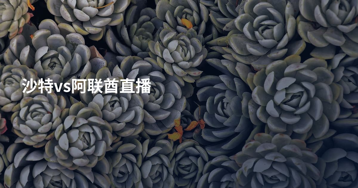 沙特vs阿联酋直播
