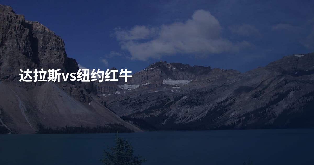 达拉斯vs纽约红牛