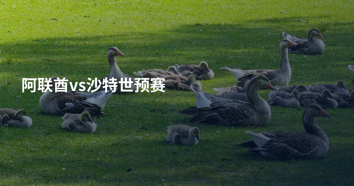 阿联酋vs沙特世预赛