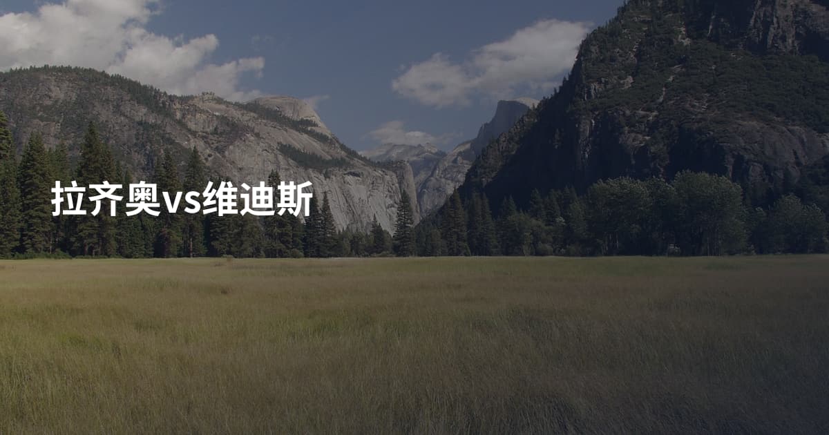 拉齐奥vs维迪斯