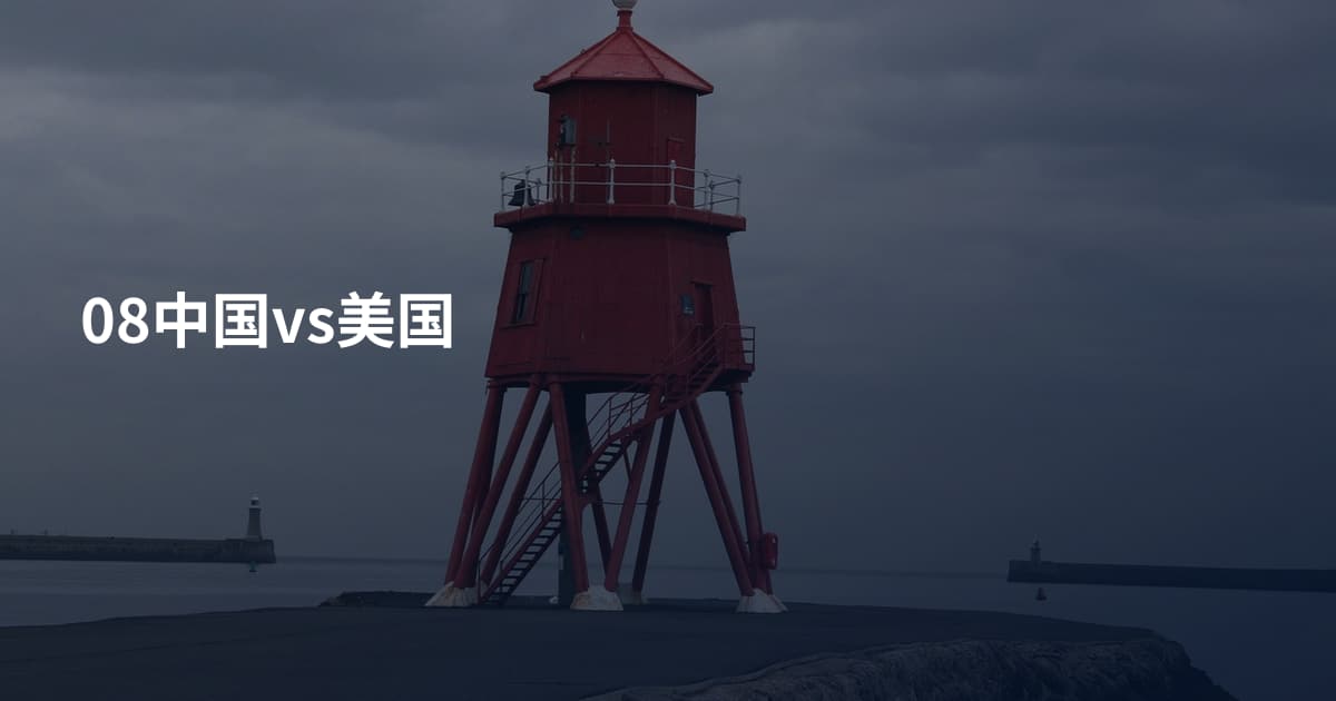 08中国vs美国