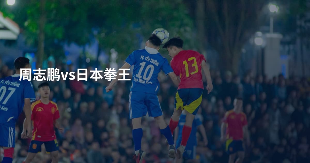 周志鹏vs日本拳王