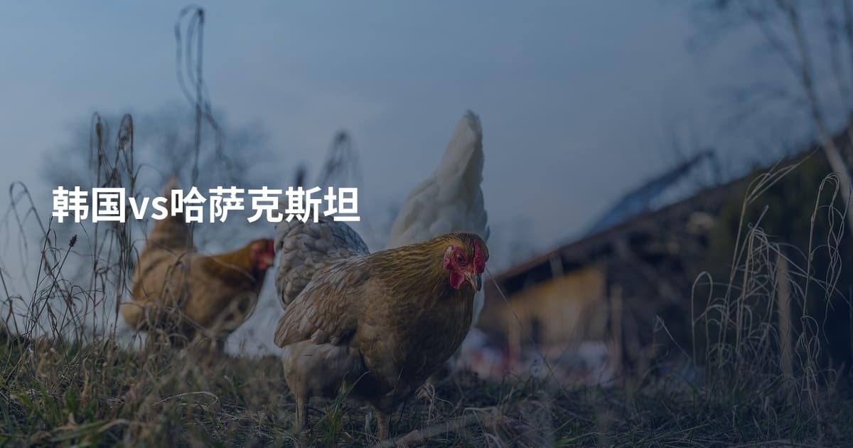 韩国vs哈萨克斯坦