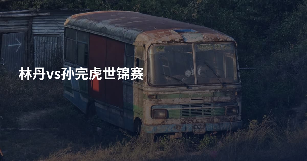林丹vs孙完虎世锦赛