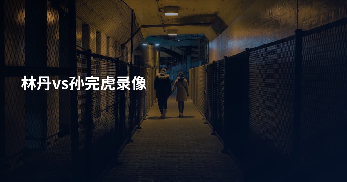 林丹vs孙完虎录像