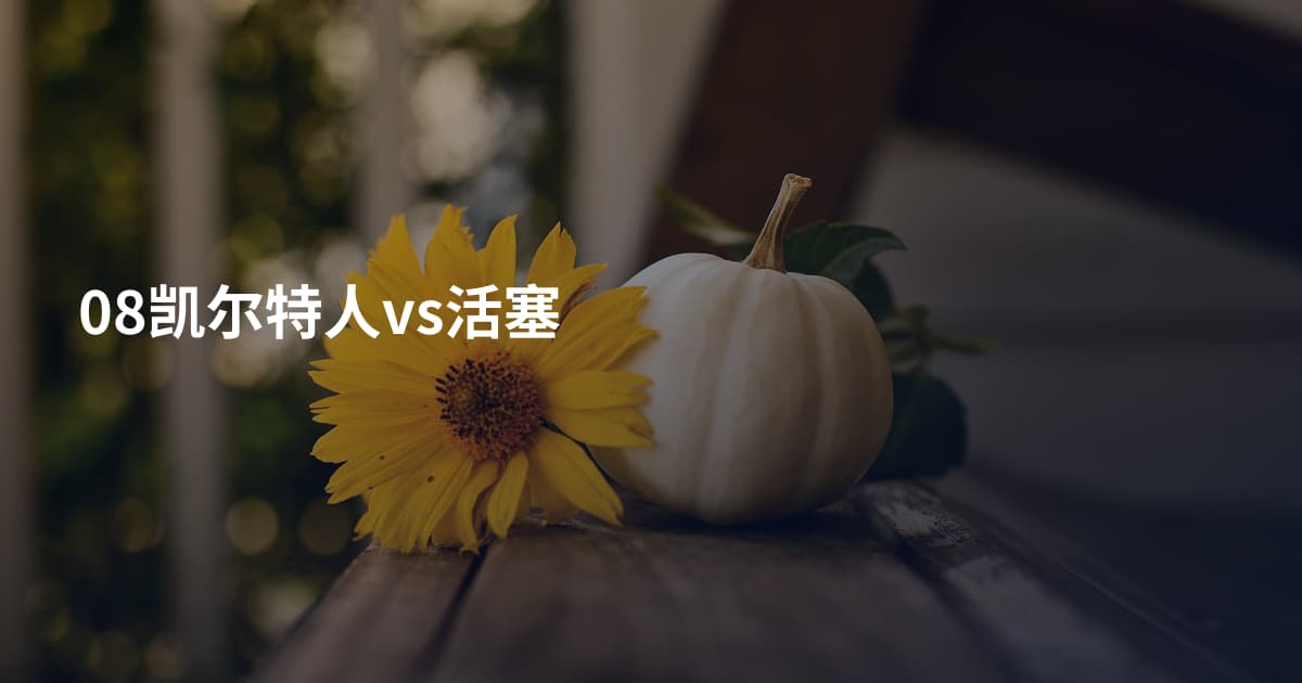08凯尔特人vs活塞