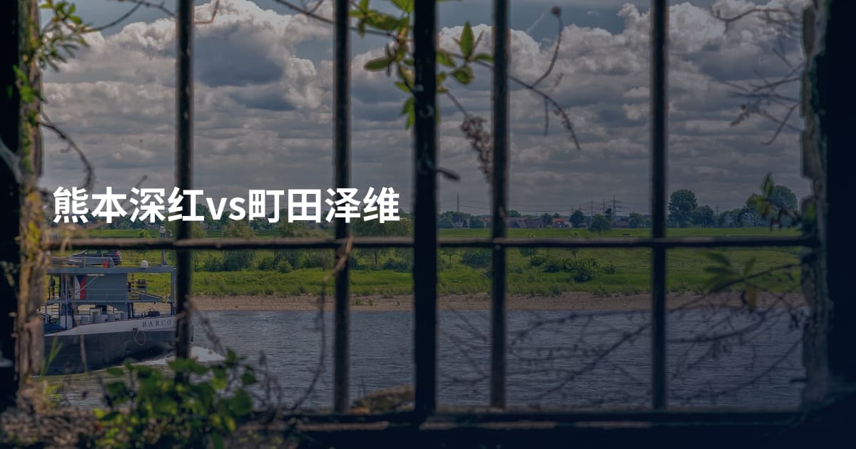熊本深红vs町田泽维