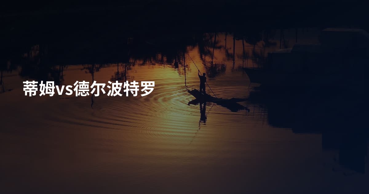 蒂姆vs德尔波特罗