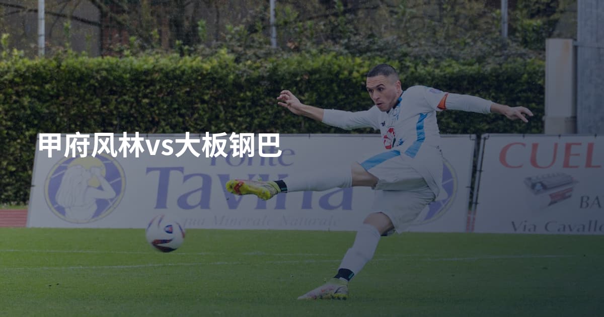 甲府风林vs大板钢巴