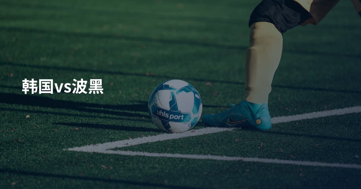 韩国vs波黑
