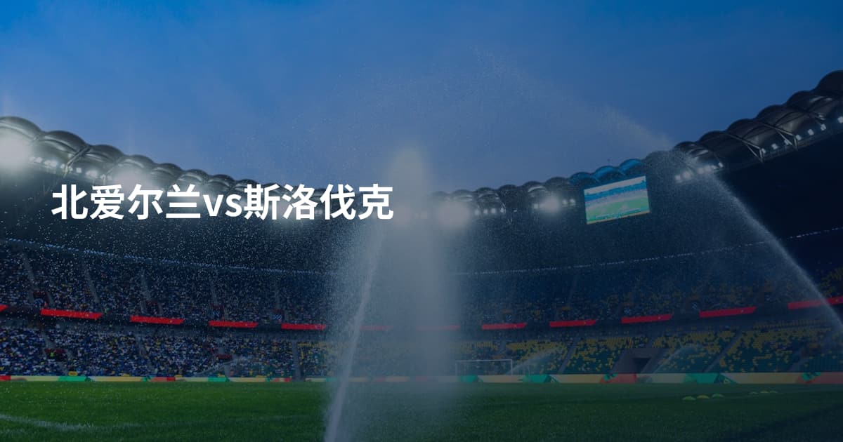 北爱尔兰vs斯洛伐克