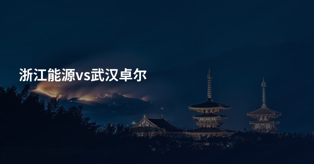 浙江能源vs武汉卓尔