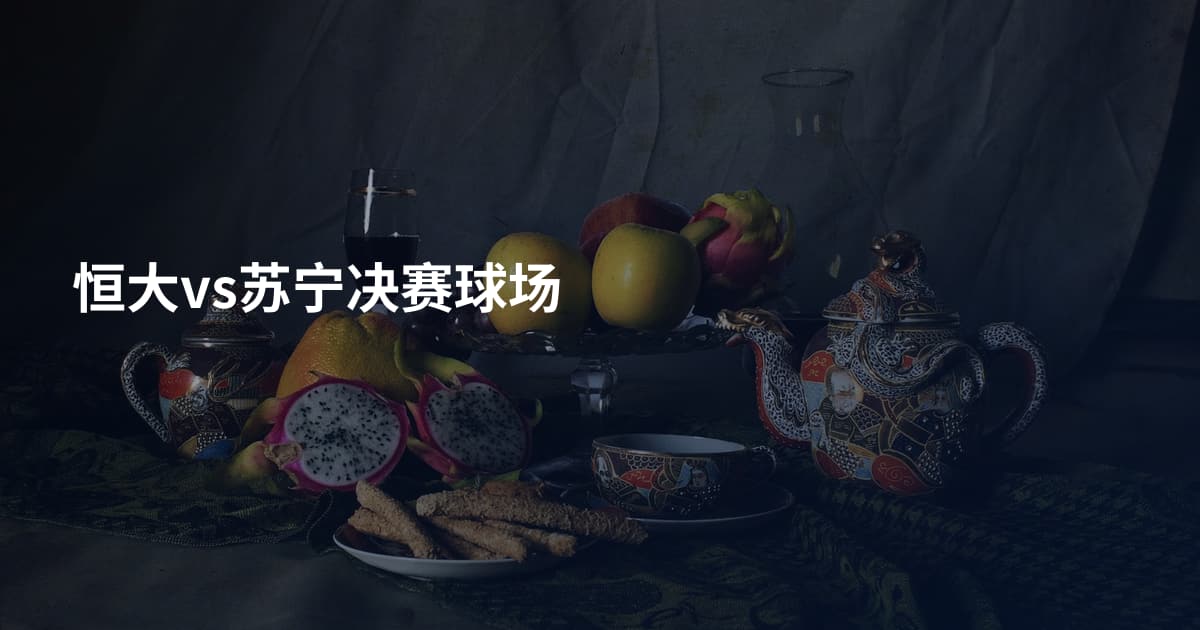 恒大vs苏宁决赛球场