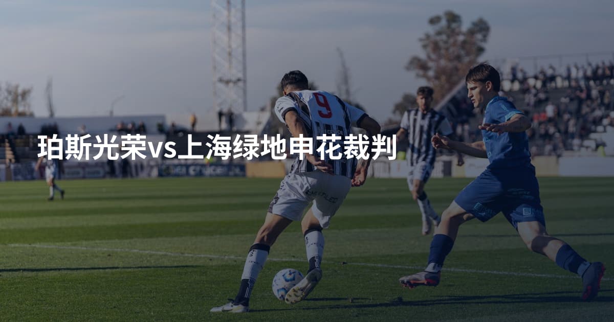 珀斯光荣vs上海绿地申花裁判