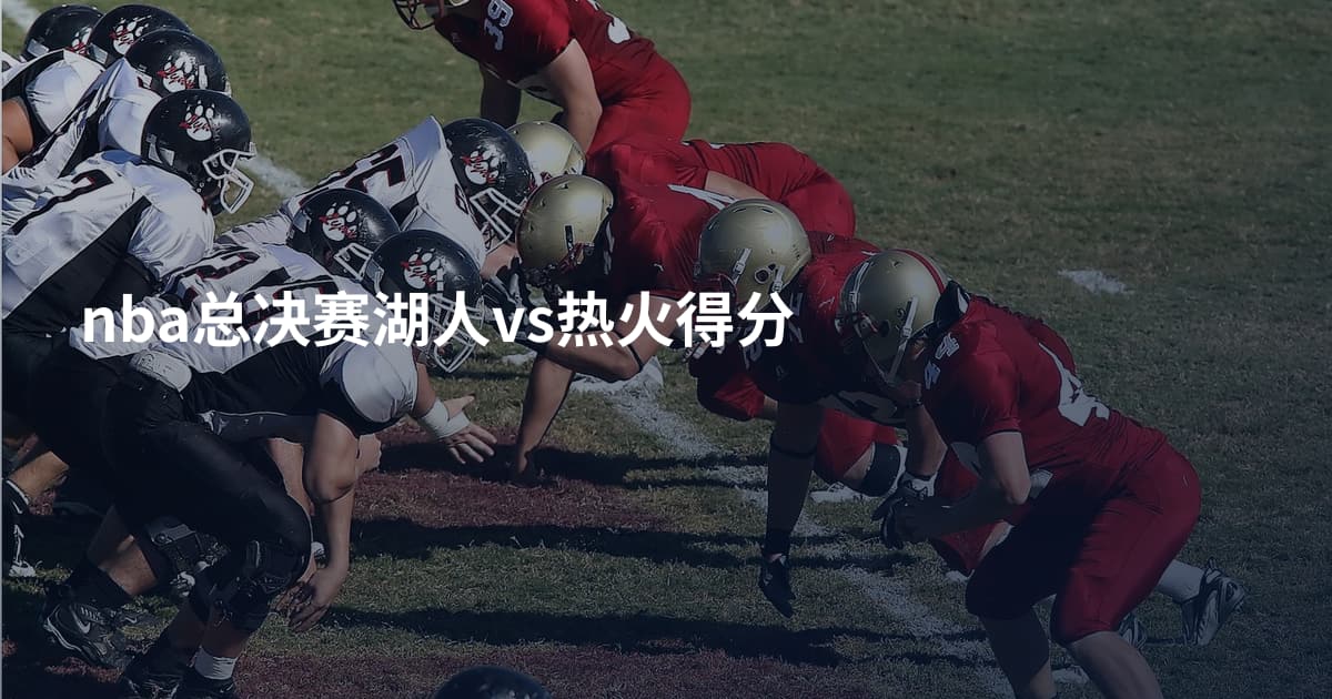 nba总决赛湖人vs热火得分