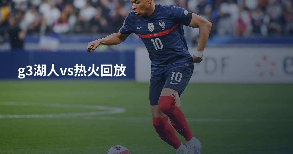g3湖人vs热火回放